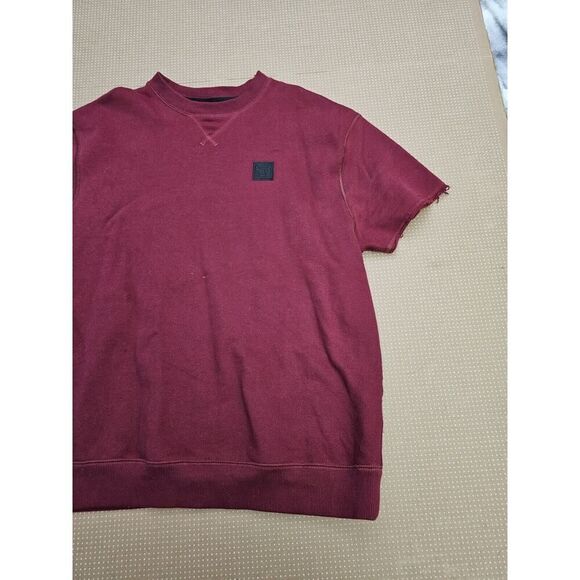 Under Armour Sweatshirt Mens Large Red Project Rock Short Sleeve - Picture 4 of 14